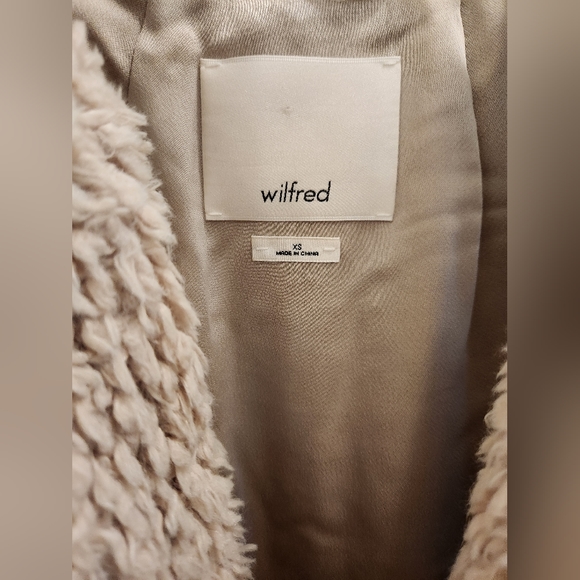 Wilfred fluffy faux fur cream vest - Picture 7 of 7